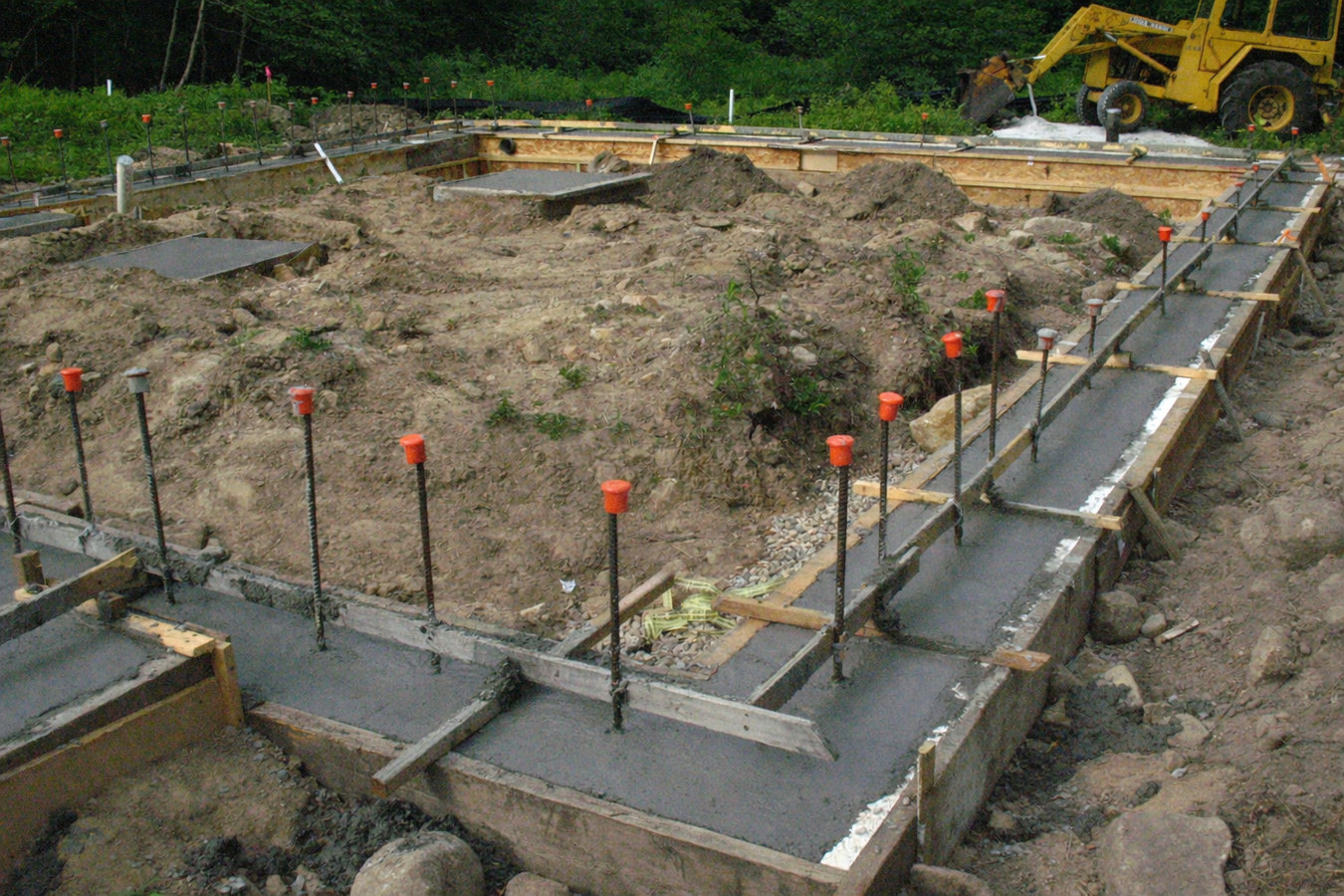 Concrete footings